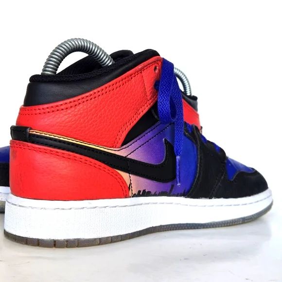 Nike Air Jordan 1 Mid’s- Skyline Kids Size 4Y